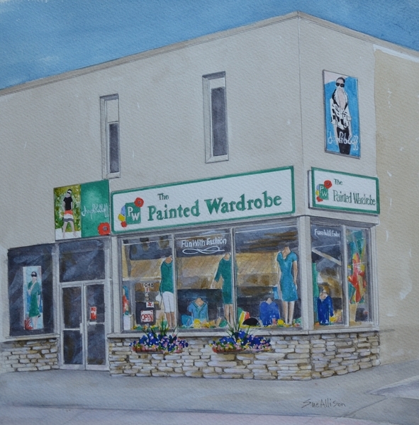 PAINTED WARDROBE CLOTHING SHOP